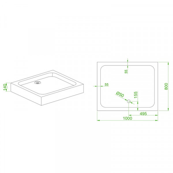 Душова кабіна з низьким піддоном MIXXUS HARD SCT01-100x80x198-TR CHROME прозоре скло 5мм NEW (в 2 ящ) (MI8367)