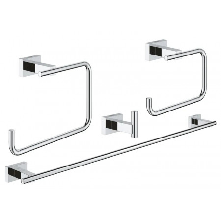 Набір аксесуарів 4 в 1 Grohe Essentials Cube New (40778001)