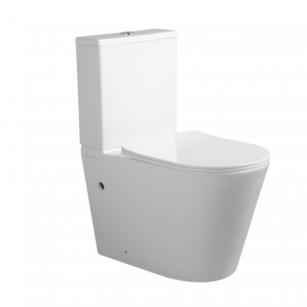 Чаша унітазу-компакту Mixxus Bevel-0404-T3 Bowl 660х360х800 Tornado 3.0 без сидіння (MI8351)