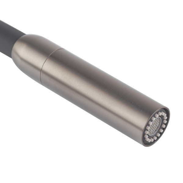 Кухонний змішувач з силіконовим виливом KOER KI-70005-07 (нерж. сталь) (KR3389)