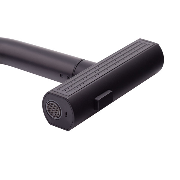 Змішувач для кухні з висувним виливом Mixxus Premium HAMMER 014 BLACK (MI6954)