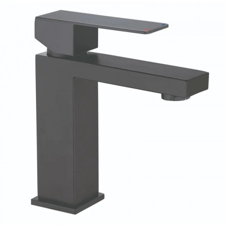 Змішувач для умивальника Mixxus KUB-001-Heavy Graphite з нерж. ст. (MI6349)