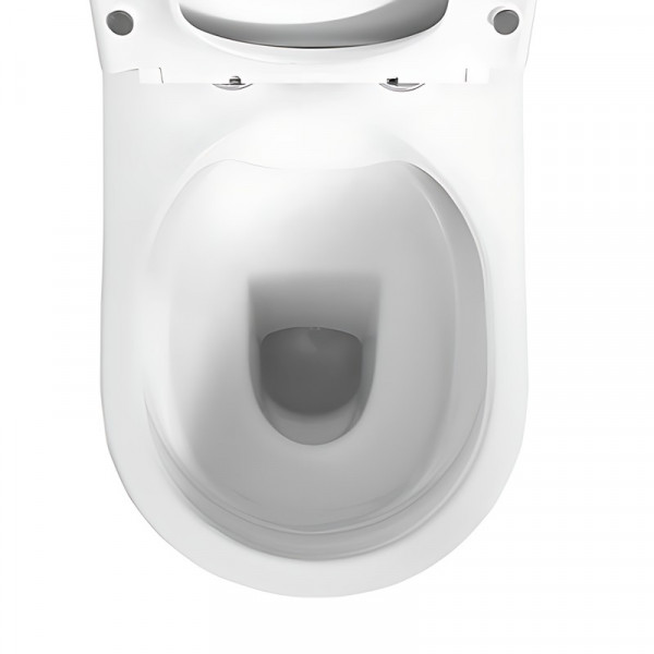 Чаша унітазу-компакту Mixxus Wave-0405-R Bowl 630х350х795 Rimless без сидіння (MI8363)