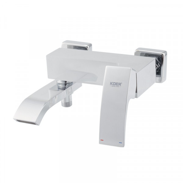 Змішувач для ванни з коротким зливом Koer KB-41007-01 (Колір хром) (KR3454)