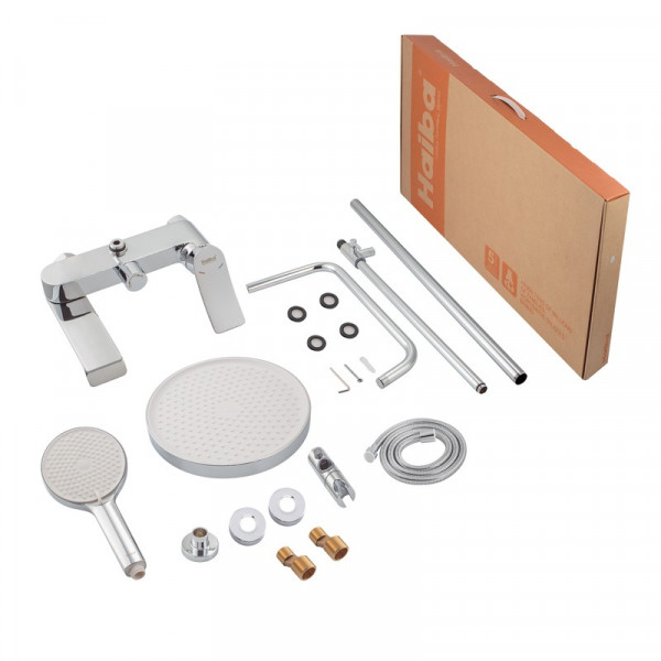 Душова колона Haiba Bolero 009-J зі змішувачем, душовою лійкою і подовжувачем в комплекті (HB9579)