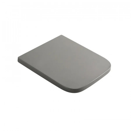 Сидіння-кришка для унітазу Mixxus Premium SEAT COVER QUADRO-2004 GRAY 425х358х32mm дюропласт (MP6686)