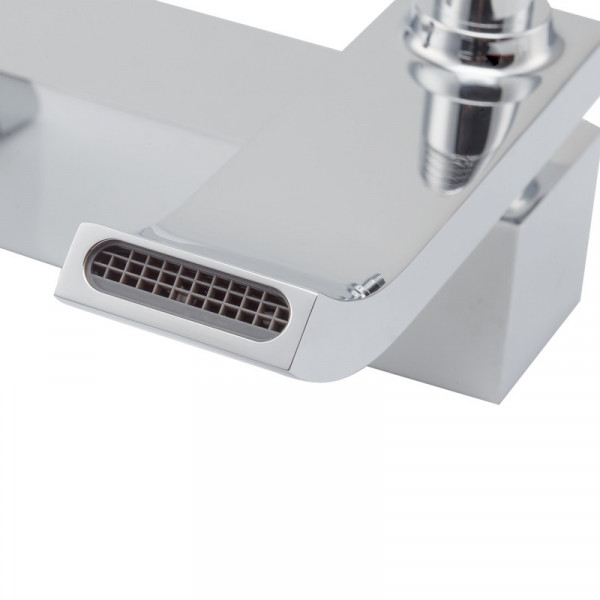 Змішувач для ванни з коротким зливом Koer KB-41007-01 (Колір хром) (KR3454)