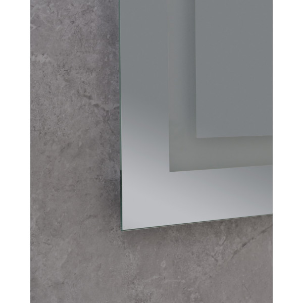 Дзеркало Mixxus HARD MR07-50x80 з Led Touch, Anti-fog, димером, регулятором яскравості (MX9992)