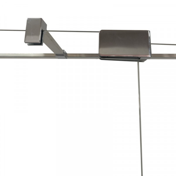 Душова кабіна без піддону Koer SR SC02-120x90x200-TR-01 прозоре скло Easy Clean 8мм, хром (KR5354)