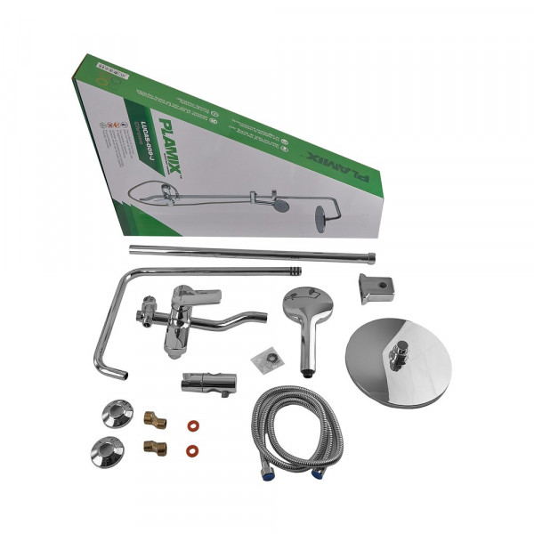 Душова колона зі змішувачем Plamix Lucas-009-J Chrome (PM0713)