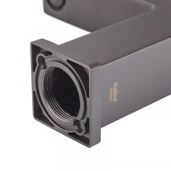 Змішувач для умивальника Haiba Kant 001 Graphite (Колір графіт) (HB9664)
