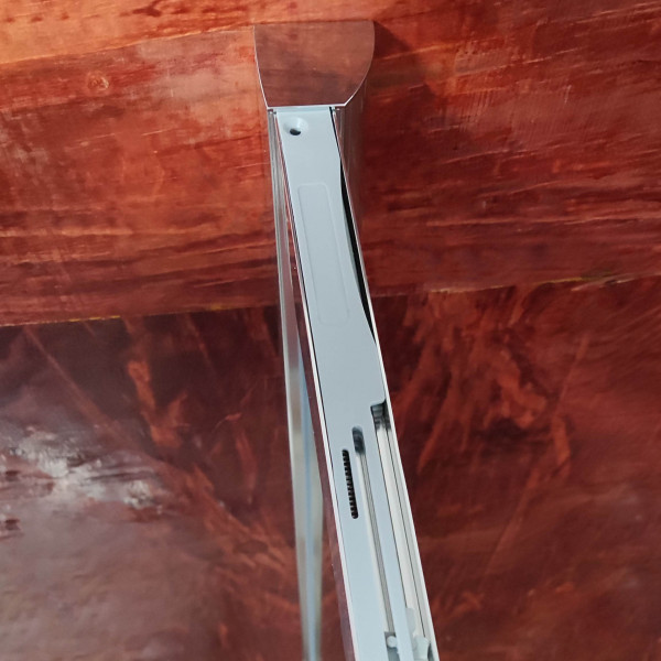 Двері в нішу Koer SR SD05-120x200-TR-01 прозоре скло Easy Clean 6мм, хром (KR5405)