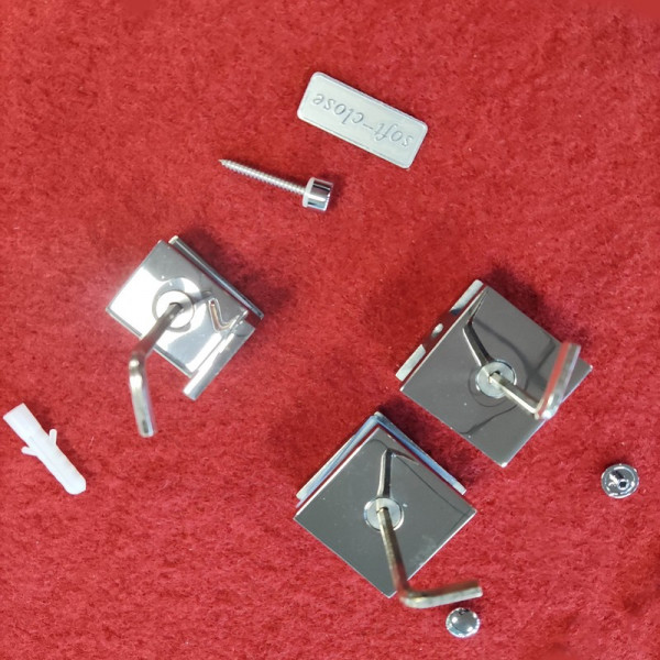 Двері в нішу Koer SR SD04-120x200-TR-01 прозоре скло Easy Clean 10мм, хром (KR5387)