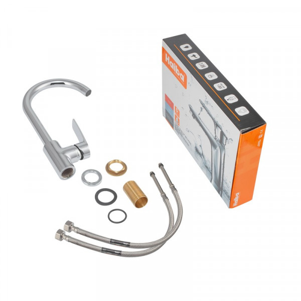 Змішувач для кухні Haiba Troya 017 Nut (HB9662)