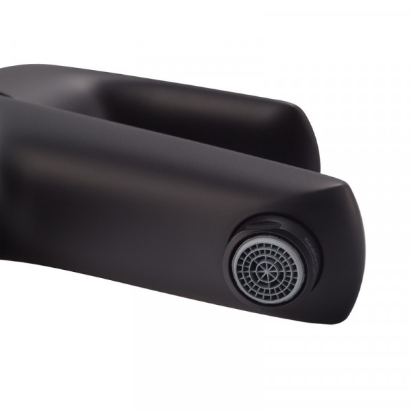 Змішувач для умивальника Koer KB-10008-05 (Колір чорний) (KR3471)