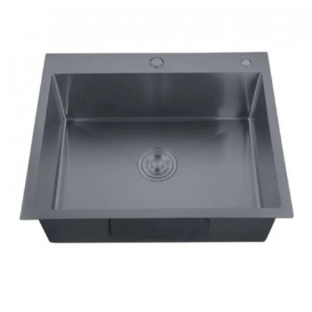 Мийка Zerix ZH5050-215 Nano-Black (3.0/0.8) з нержавіючої сталі (MX1582)