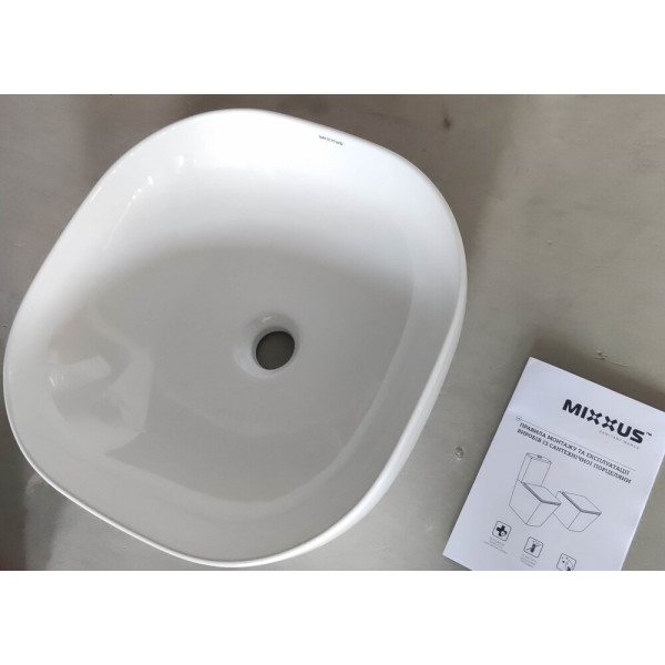 Раковина накладна MIXXUS PREMIUM DIVERSE-0105 425х425х145mm (MP6535)
