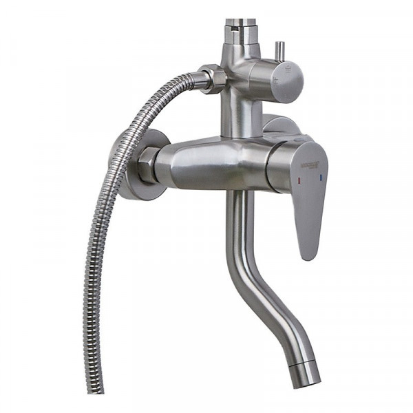 Душова колона із змішувачем Mixxus NEO-009-J (нерж. сталь) (MI6182)