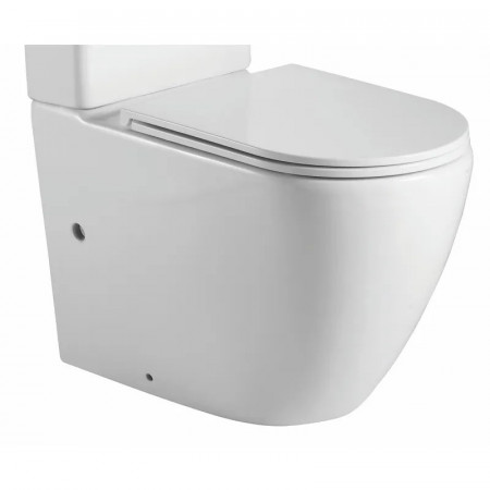 Чаша унітазу-компакту Mixxus Premium Ellipse-0402-R Bowl 660х390х855 Rimless без сидіння (MI8346)