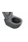 Унітаз підвісний Mixxus Premium ELLIPSE-0309-T1 GRAY 530x360x350mm система змиву TORNADO 1.0 (MP6655)