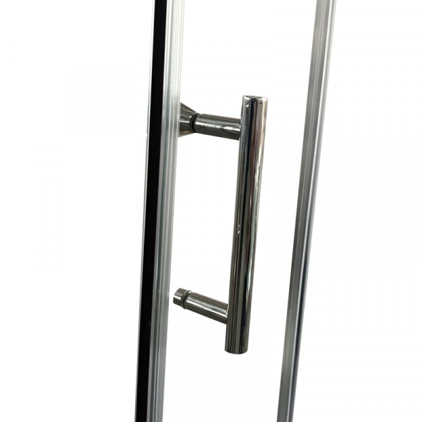 Душова кабіна без піддону Koer SR SC04-90x90x195-TR-01 прозоре скло Easy Clean 5мм, хром (KR5360)