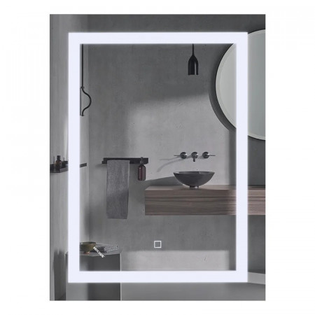 Дзеркало Mixxus TALL MR08-80x60-Reverse з Led Touch, Anti-fog, димером, регулятором яскравості (MI6659)