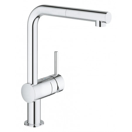 Змішувач для кухні з висувним виливом Grohe Minta (32168000)