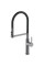 Змішувач для кухні MIXXUS PREMIUM PULL 017 GRAPHITE REFL.BLACK (Кол.графіт+силік.вилив чор.) (MI8278)