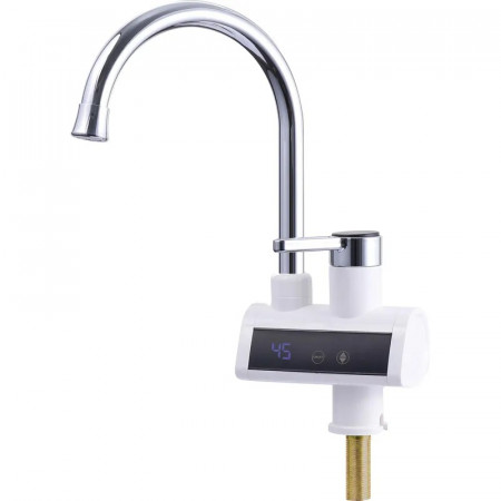 Водонагрівач 3,3 kW проточний, з регулюванням потужності, з індикатором температури, RESET, на мийку ZERIX ELW44-E (ZX4698)