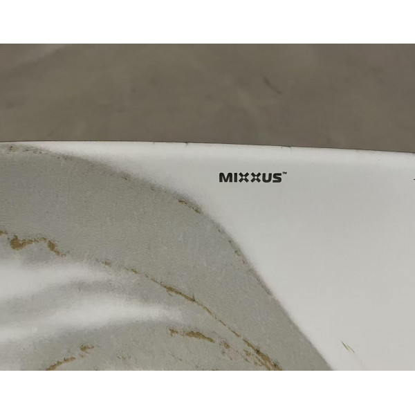 Раковина накладна MIXXUS PREMIUM ELLIPSE-0105 MARBLE-BLACK 600х400х150mm (MP6565)