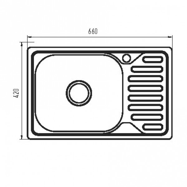 Мийка Zerix Z6642-08-180MD (decor) (ZM0616)