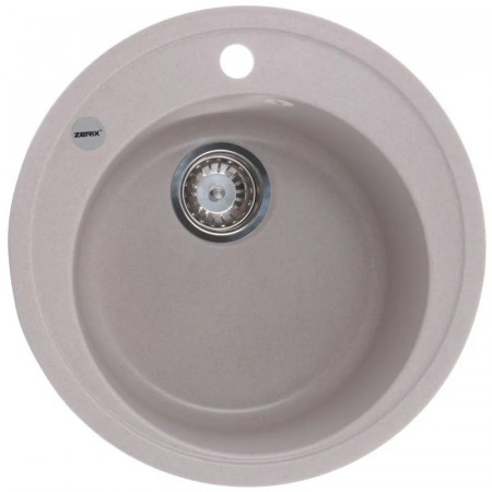 Мийка кухонна Zerix ZS-510R-06 Бежева (ZX4533)