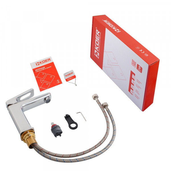 Змішувач для умивальника Koer KB-10031-01 (KR5430)