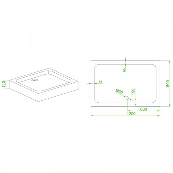 Душова кабіна без піддону MIXXUS HARD SC01-120x80x185-TR CHROME прозоре скло 5мм NEW (MI8369)