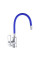 Змішувач для кухні Zerix SAR 181 із синім силіконовим виливом (ZX2676)