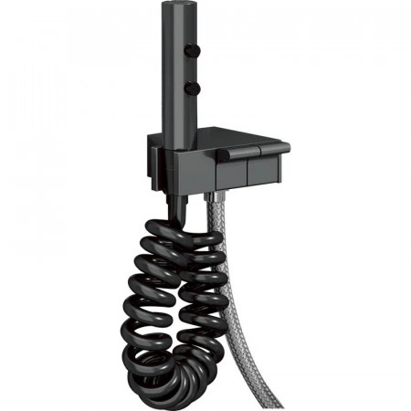 Кран для гігієнічного душу та бачка унітаза CHAMPION PHS-333 BLACK з лійкою (CH6553)