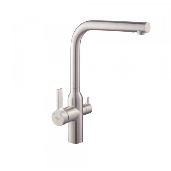 Змішувач для кухні з виходом для питної води Koer KI-72020-02 (з нерж. сталі) (KR4797)