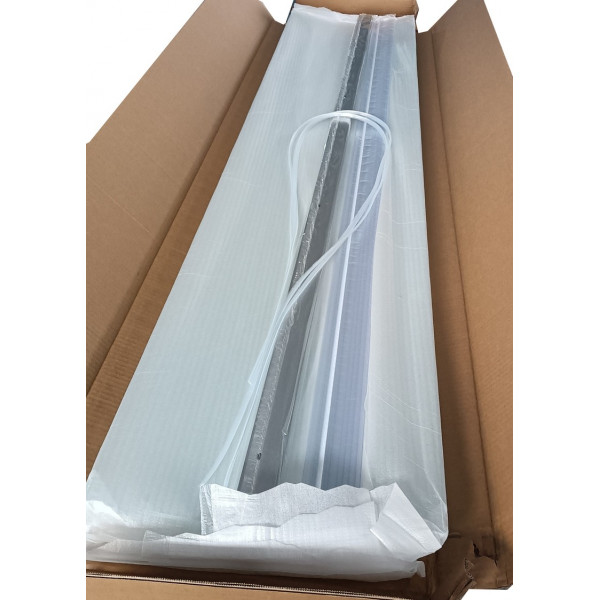 Душова кабіна з низьким піддоном Mixxus PLAIN SCT02-90x90x195-FB SATIN матове скло 4мм (MI6896)