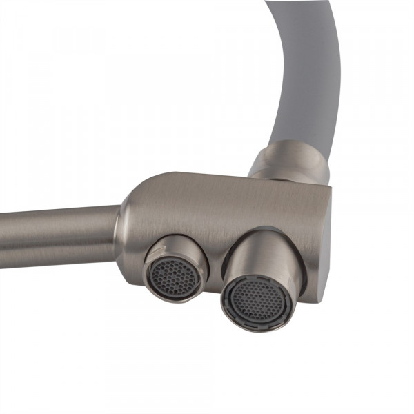 Кухонний змішувач з силік. виливом і вих. для питної води KOER KB-72003-02 (KR3374)