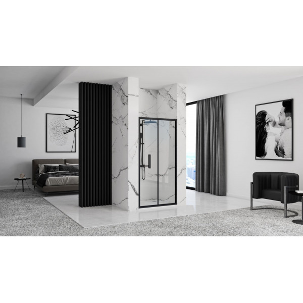 Душові двері REA RAPID FOLD 100 BLACK