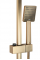 Душовий гарнітур REA JACK BRUSHED GOLD матове золото з виливом *
