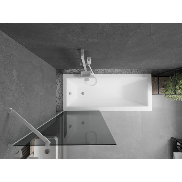 Шторка для ванни MEXEN NEXT 70 GRAPHITE WHITE постійна