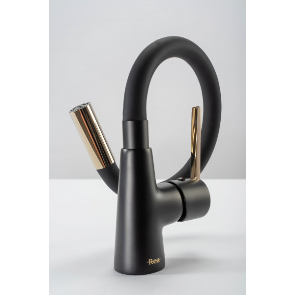 Змішувач для кухні REA ICON BLACK GOLD