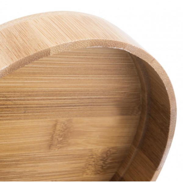 Кошик для сміття YOKA BIN BLACK BAMBOO 3л. для ванної кімнати