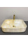Умивальник (раковина) VBI PALERMO MARBLE YELLOW накладний