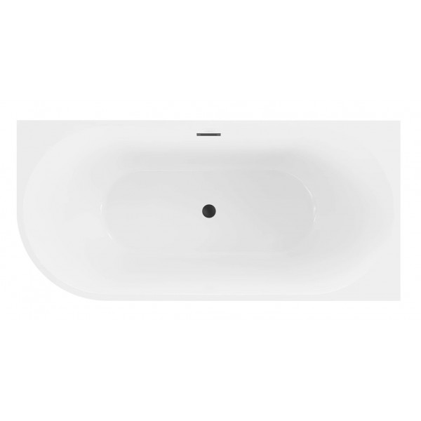 Ванна кутова MEXEN MIA 170x80 WHITE-B акрилова права