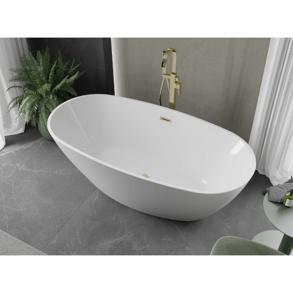 Ванна окрема MEXEN ERIS 170х85 WHITE-G акрилова *