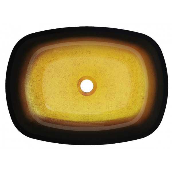 Умивальник (раковина) MEXEN ARAKS DARK GOLD накладний