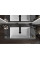 Умивальник (раковина) MEXEN NADIA 60 WHITE BLACK EDGE накладний