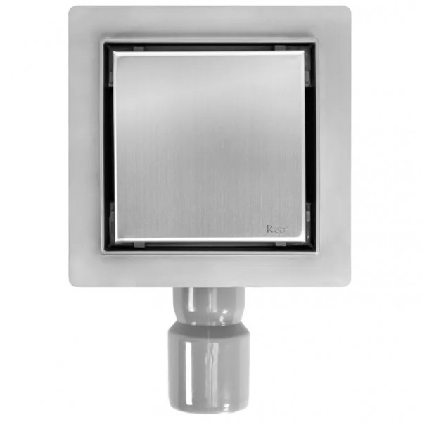 Трап для душу REA NEO 12x12 NICKIEL BRUSHED